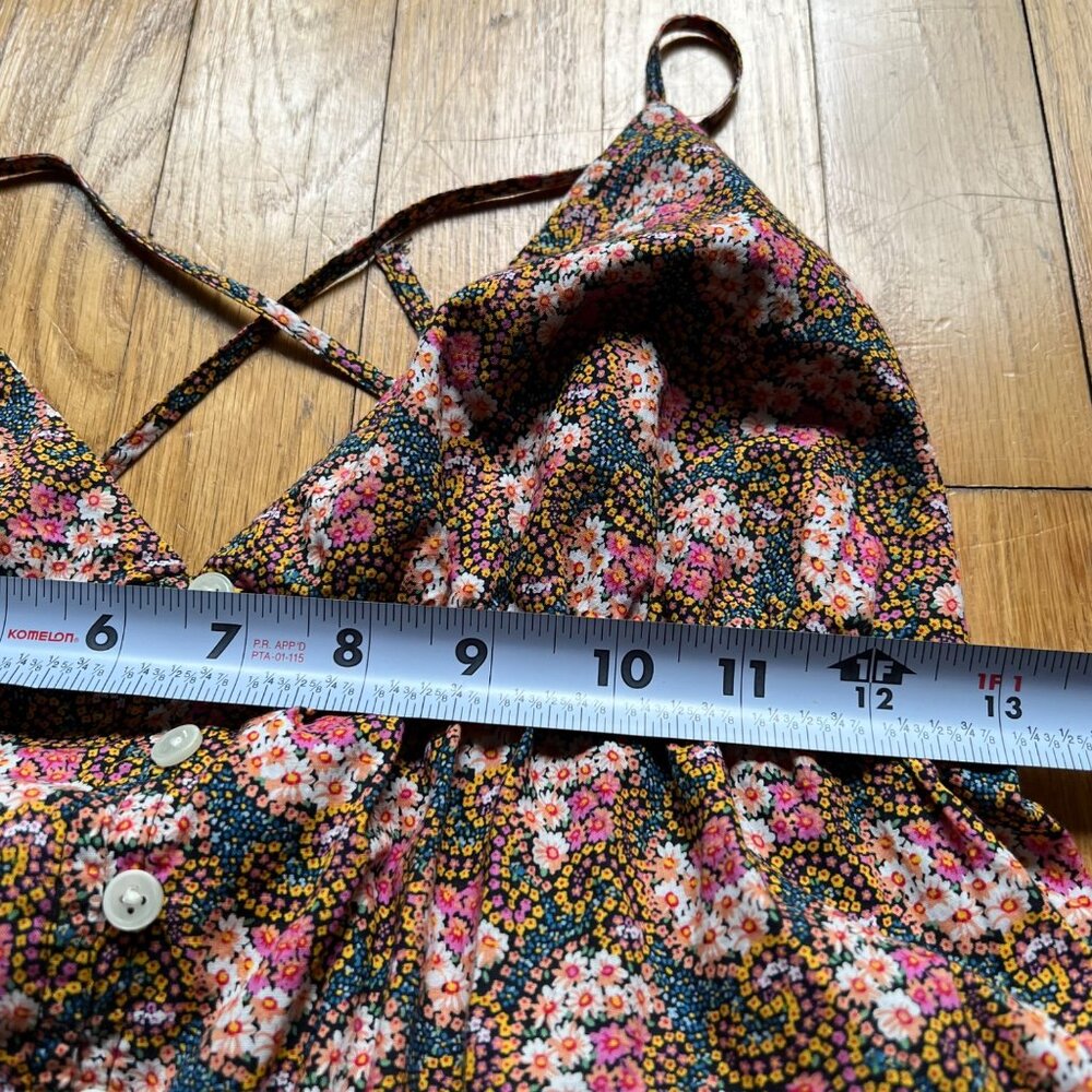 J.Crew Collection Size M Ratti Prism Floral Print Triangle Sundress Midi Dress - Picture 14 of 16